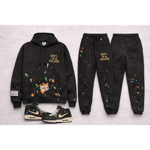 "Gallery Dept" Inspired Splatter Paint Vintage Sweatsuit